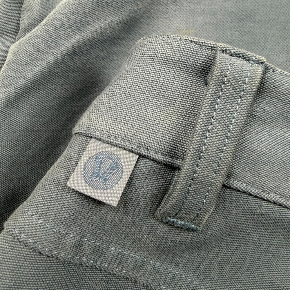 Lululemon ABC‎ Pant Slim Warpstreme Mens 36 Iron Blue 5 Pocket Commuter Trousers